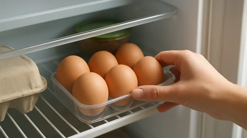 Jak bezpiecznie przechowywać jaja w domu: porady i temperatury