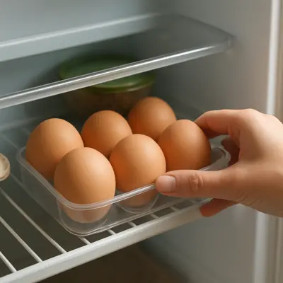 Jak bezpiecznie przechowywać jaja w domu: porady i temperatury